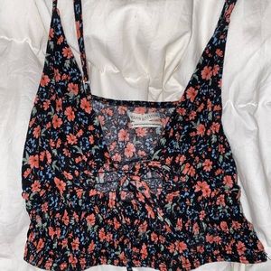 UO floral crop top